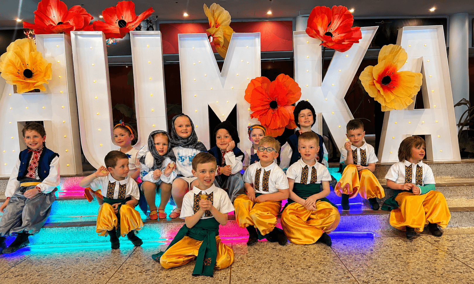 PUDS dancers at a community performance
