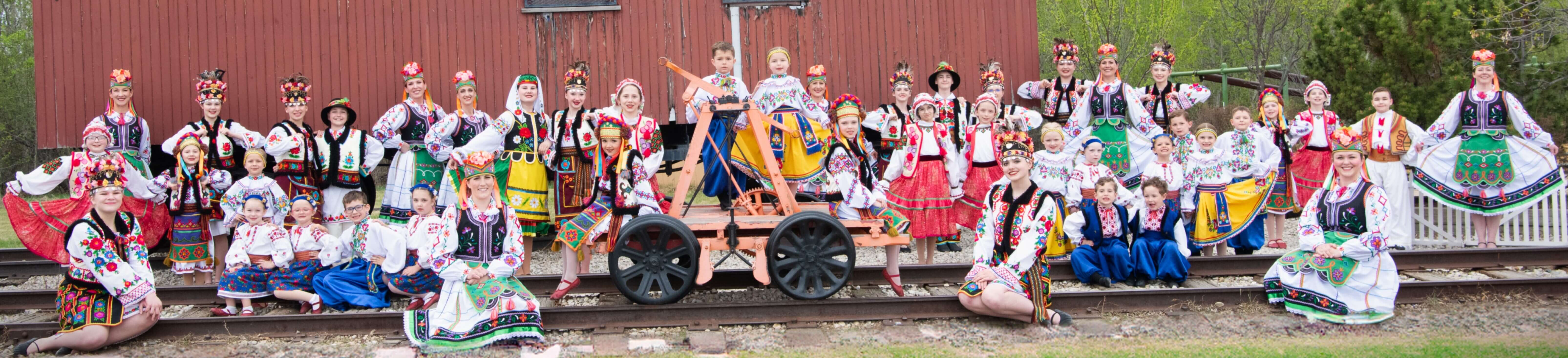 Parkland Ukrainian Dancers Society group photo