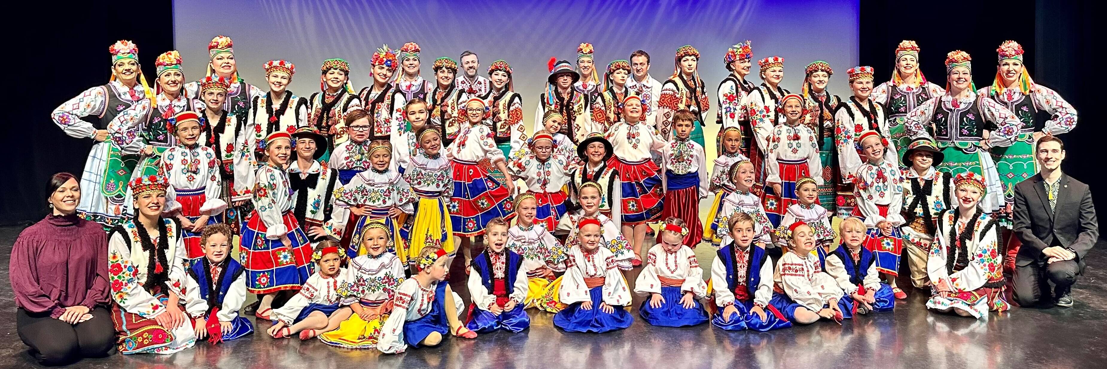 Parkland Ukrainian Dancers Society group performance photo