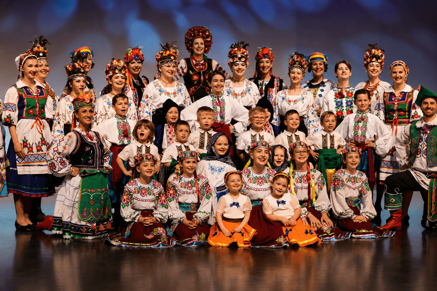 Parkland Ukrainian Dancers Society group photo